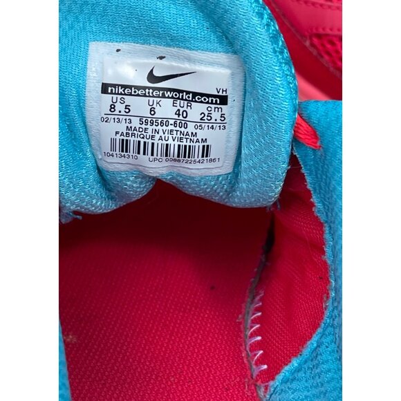 Nike Dual Fusion Lite Hot Pink Blue Running Shoes Women Size 8.5 - Picture 8 of 8